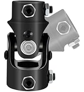 COOL STAR Single Steering Shaft Universal U Joint 3/4" DD x 1" DD 83mm (3-1/4") Working Angle 35°...
