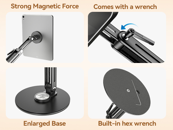 magnetic monitor stand