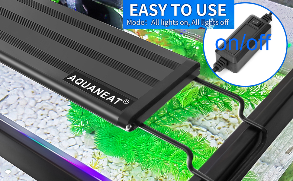 fish tank light on off