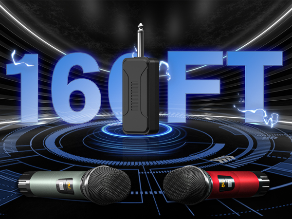 160FT Wireless Microphone Long Distance