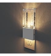 L LOHAS LED Night Light Plug in, Foldable Night Lights Plug into Wall, Portable LED Nightlight wi...
