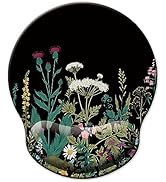 Mouse Pad with Wrist Support, Ergonomic Mouse Pad with Memory Foam Wrist Rest Cushion, Non-Slip R...