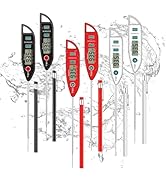 BOMATA 6 Pack Waterproof IPX7 Meat Thermometer Instant Read Food Thermometer with Long Probe for ...