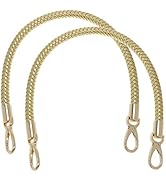 Semetall Leather Shoulder Straps Replacement Handbag Purse Handles with Buckles