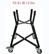 Quantfire Rolling Cart for KJ Jr 13.5" Grill Stand for Kamado Joe Accessories, Rolling Nest with ...
