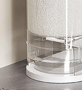 SYNCVIBE 25Lbs Large Rice Dispenser, Cereal Grain Snack Storage Container Bucket with Measuring C...