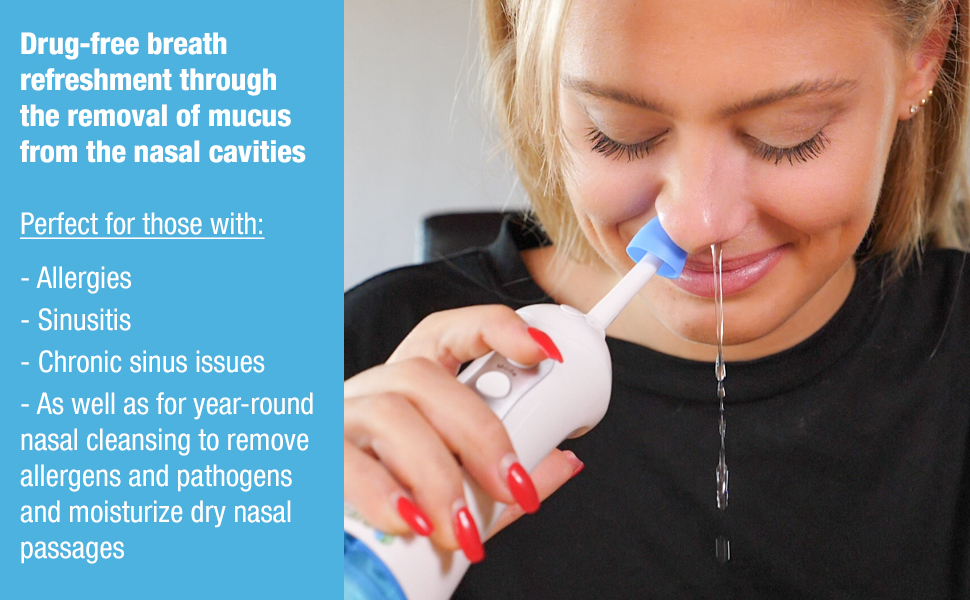 Tilcare's nasal spray bottle is perfect for those with allergies, sinusitis, and dry nasal passages.
