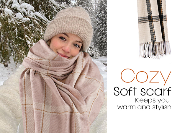 cozy soft scarf keep warm and fashion