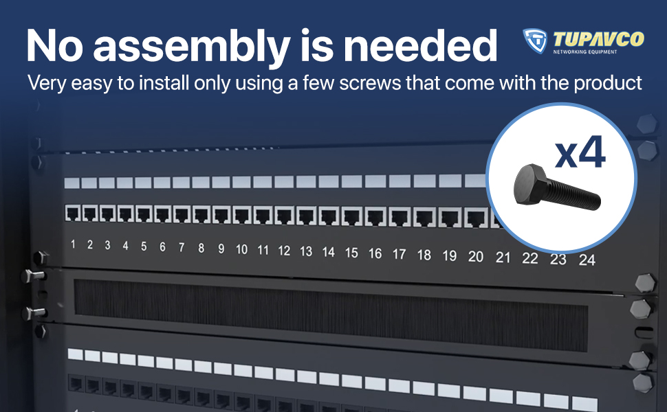 TP1710 1U Brush Panel