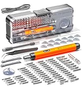 ANVANNA Mini Electric Screwdriver Set 88-IN-1: UnaMela Small Electric Screwdriver Cordless - 88 P...