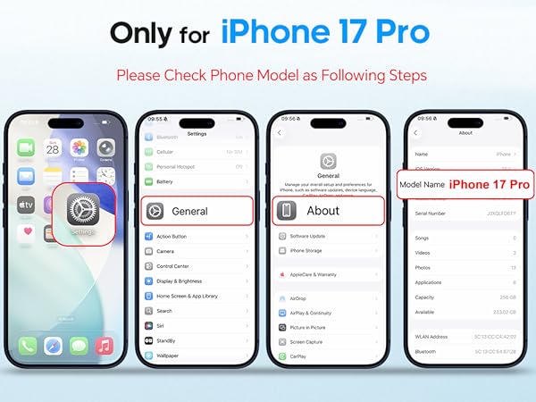 TUCCH Case Wallet for iPhone 17 Pro, TPU Shockproof Shell Stand PU Leather Stand Protective Cover