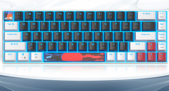 Mini Keyboard with LED Backlight