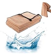 3 Pcs Shiny Wipes Shower Cleaning Cloths,Shiny Bath Drying Towel for Shower,Super Absorbent Micro...