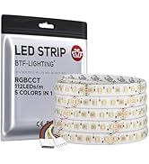 BTF-LIGHTING Higher Density RGBCCT 5 Colors in 1 LED 5050SMD RGB+ Tunable Color Temperature 2700K...
