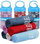 BOGI Cooling Towel, Cooling Towels for Neck and Face-47"x14"- Ice Towel for Instant Cooling, Soft...