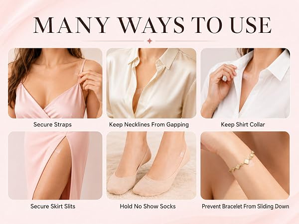 dress tape fabric to skin