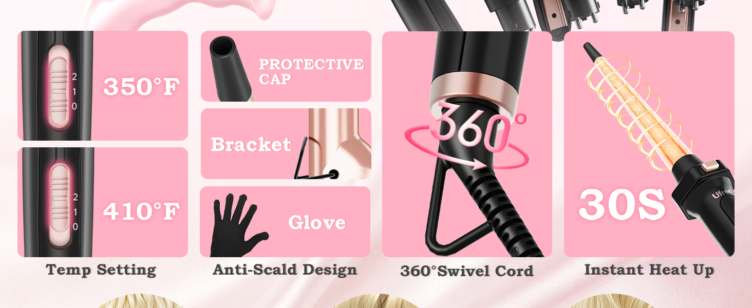 curling iron set hair straightener flat iron