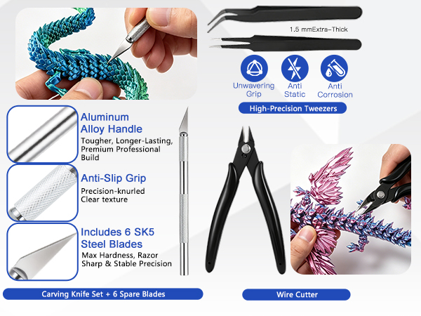 3D Printer Tools Kit, 28pcs 3D Printer Accessories