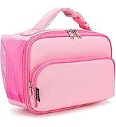 FlowFly Kids Lunch box Insulated Soft Bag Mini Cooer Back to School Thermal Meal Tote Kit for Gir...
