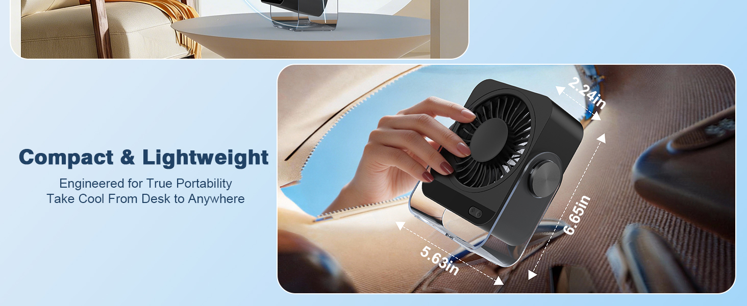 small desk fan portable fan for travel cooling fan