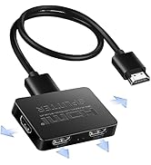 avedio links HDMI Splitter 1 in 4 Out with HDMI Cable, 4K HDMI Splitter 1X4 Mirror Screen, USB Po...