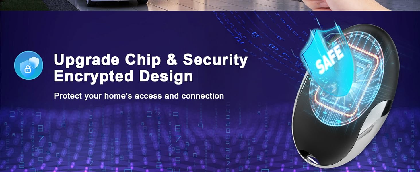 keychain garage door button