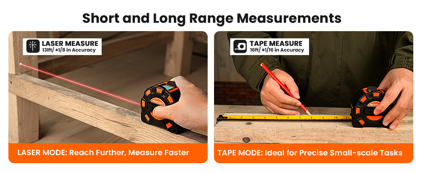 short and long range measurements