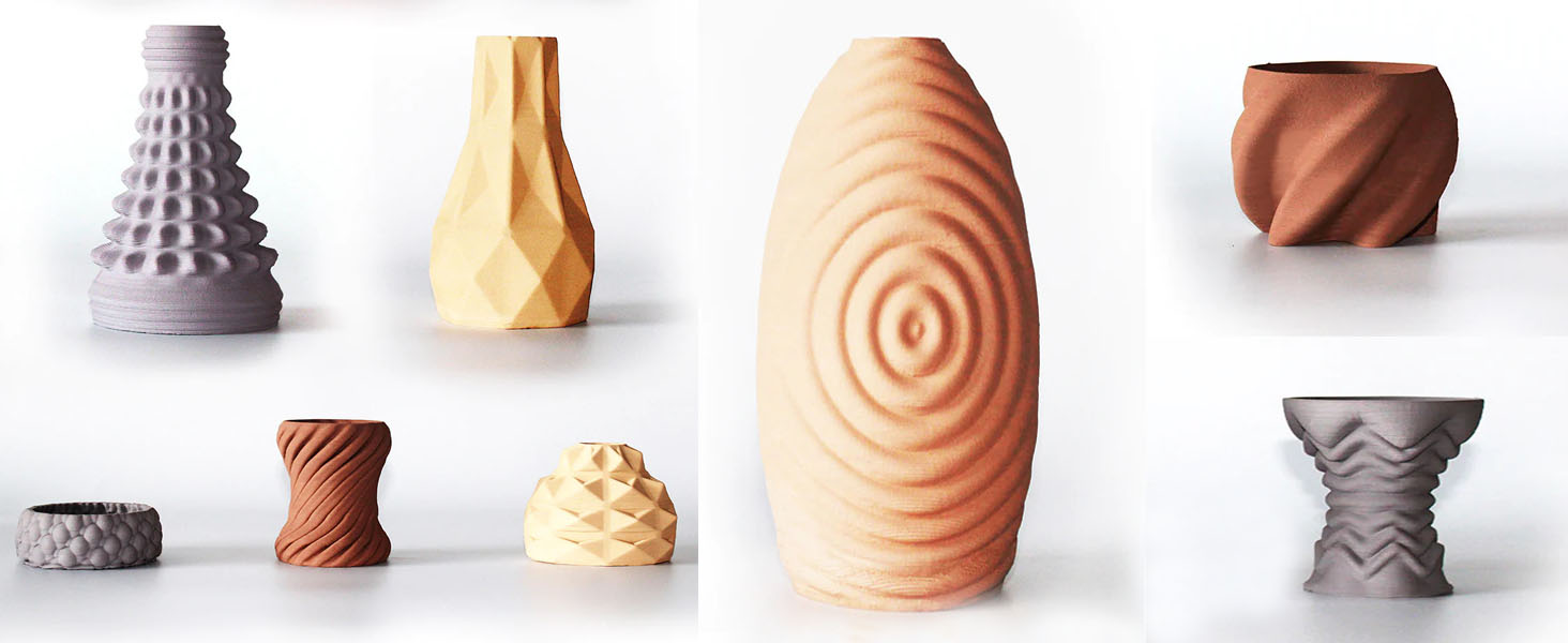 clay 3d printer applications