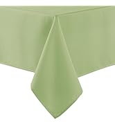 Hiasan 52 X 70 Inch Rectangle Textured Tablecloth - Waterproof Spillproof Antiwrinkle Jacquard Ta...