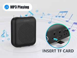 Voice amplifier Play music