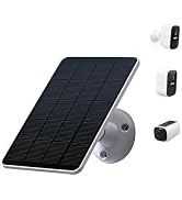 Solar Panel Charger Compatible with eufyCam 3/3C/2/2 Pro/2C/2C Pro/E/SoloCam E20/E40, 360° Adjust...