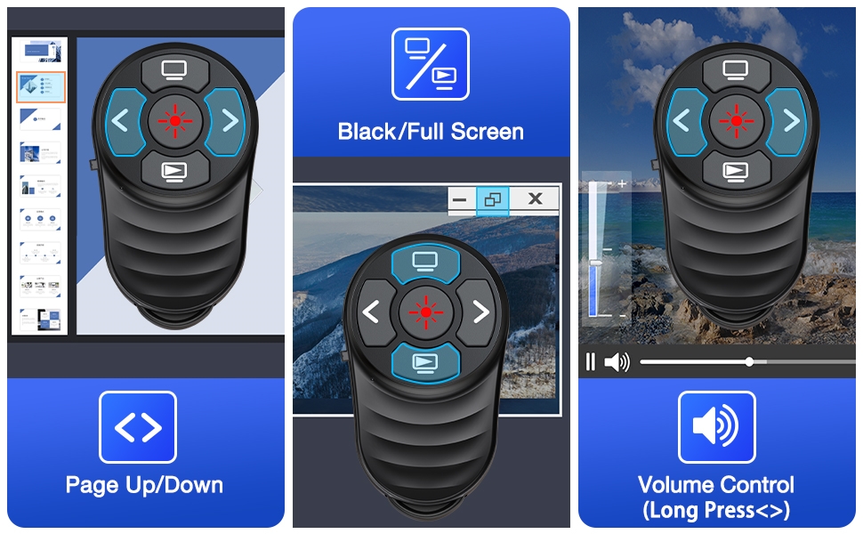 Features of presenter clicker