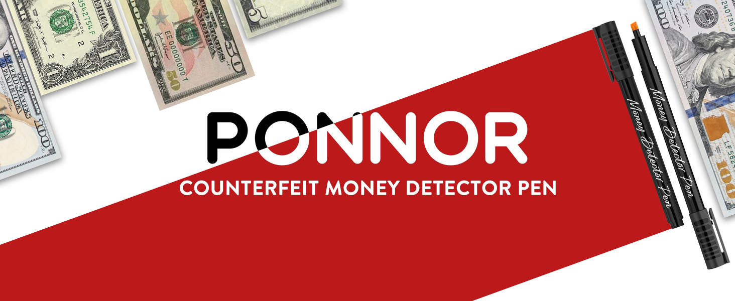Counterfeit Money Detector Pen Bill Marker Universal False Currency Checker Cash Tester