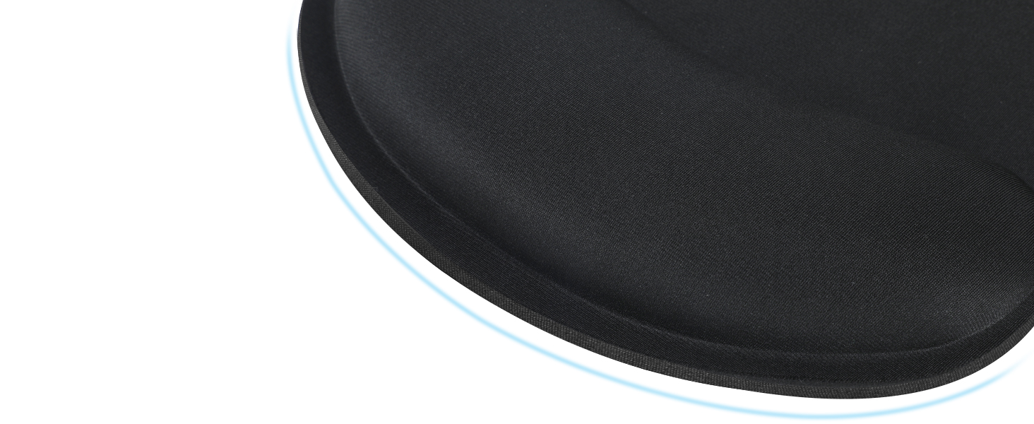 Our black mouse pad has high-quality Lycra cloth surface for smooth gliding.