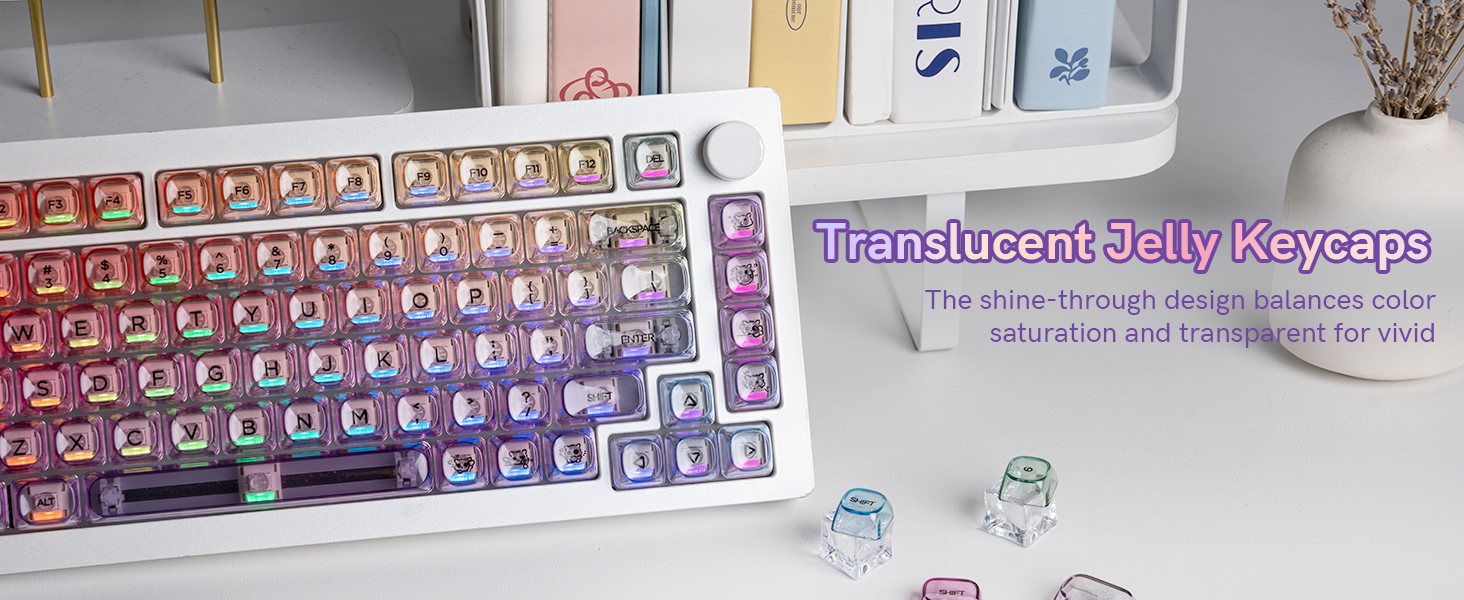Translucent Jelly Keycaps