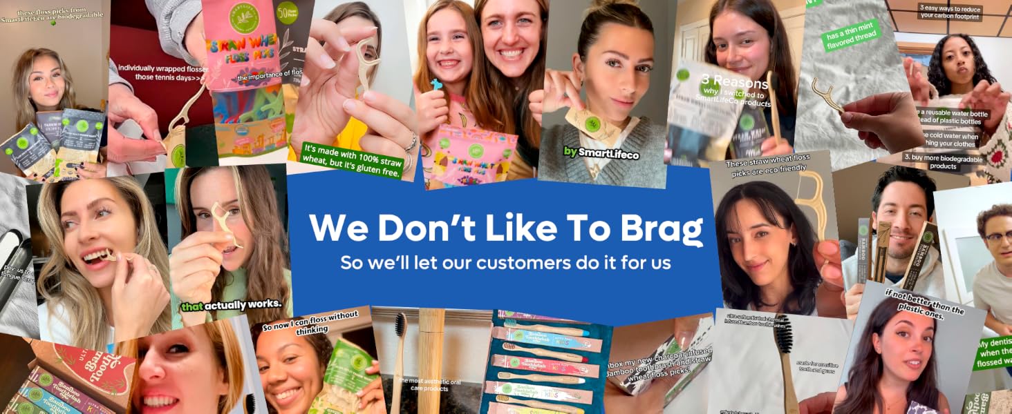 our floss picks are trusted and reviewed by over 20,000 customers