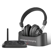 Avantree HT5009 Plus - [2025 Upgraded] Wireless Headphones for TV Watching with Transmitter &amp; Cha...