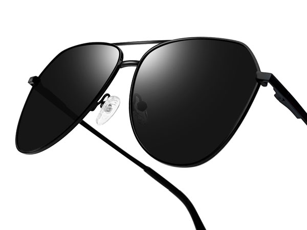 the aviator sunglasses - black