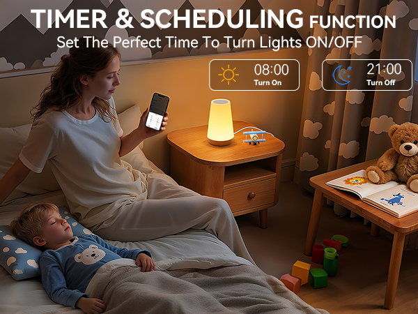 Auxmir Dimmable Nursery Night Light for Baby