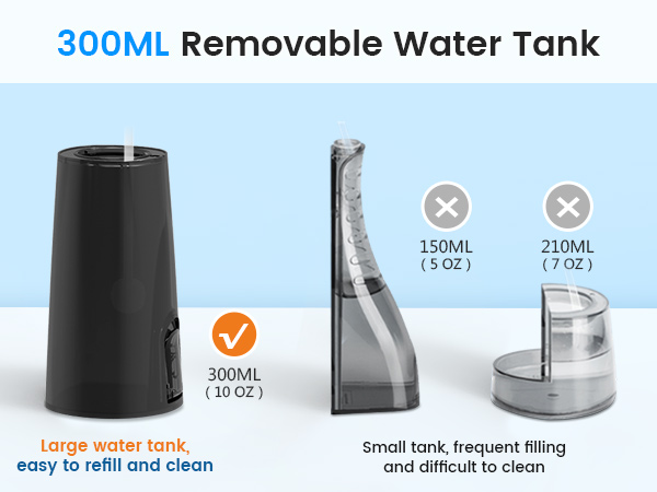 300ML Removable water tank