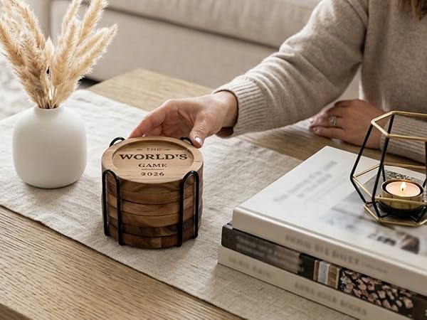 cup coasters; coasters absorbent; wood coasters; wooden coasters; wood coaster; coffee mat; bar mat