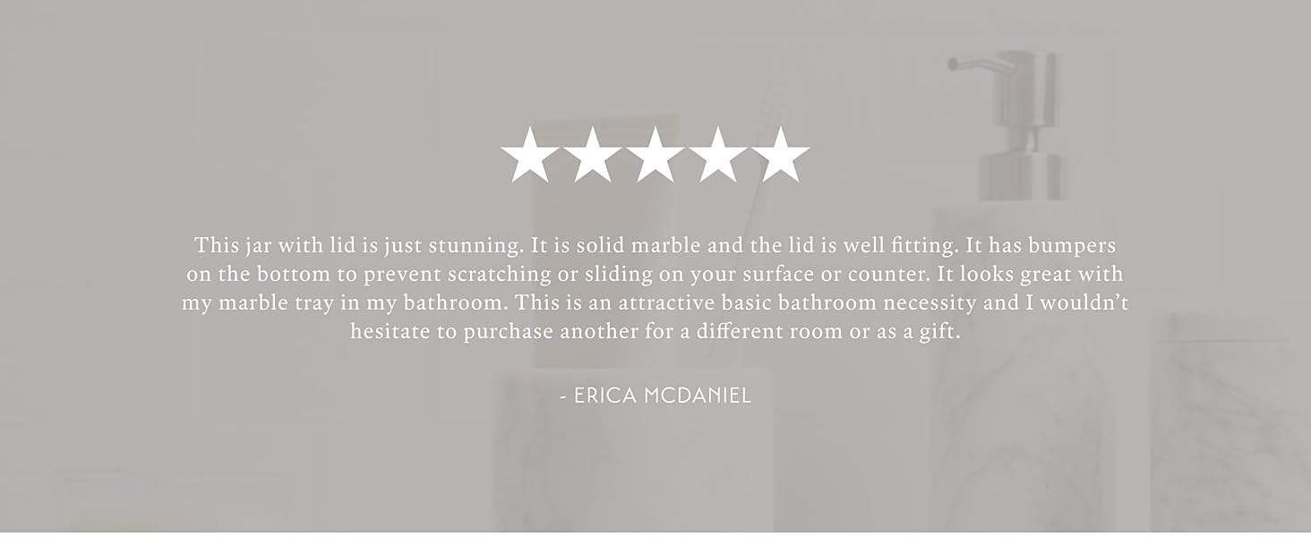 bathroom accessories set customer review