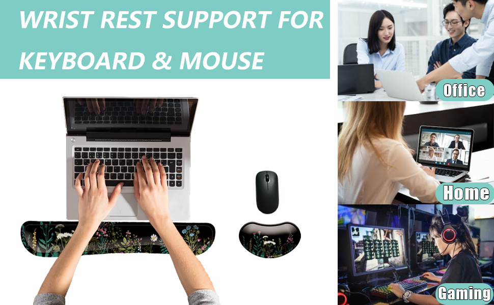 Keyboard Wrist Rest Mouse Wrist Support Set