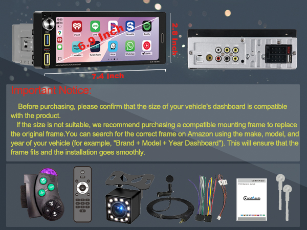 Packaging List &amp;Dimensions