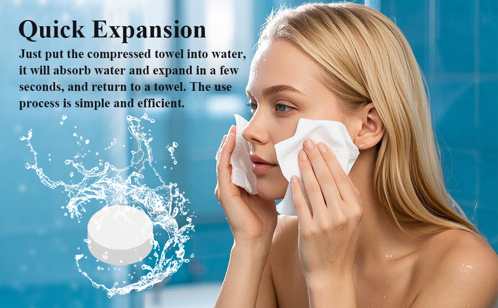 disposable compressed face towel