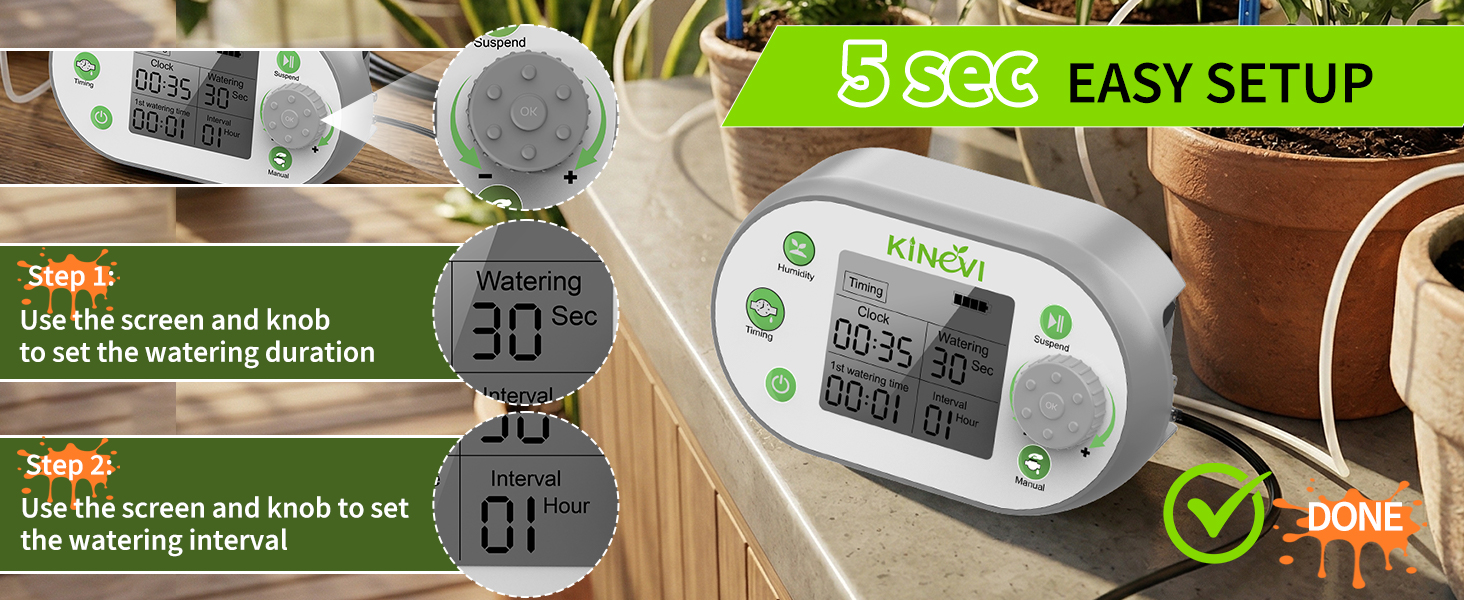 Automatic Plant Waterer Indoor