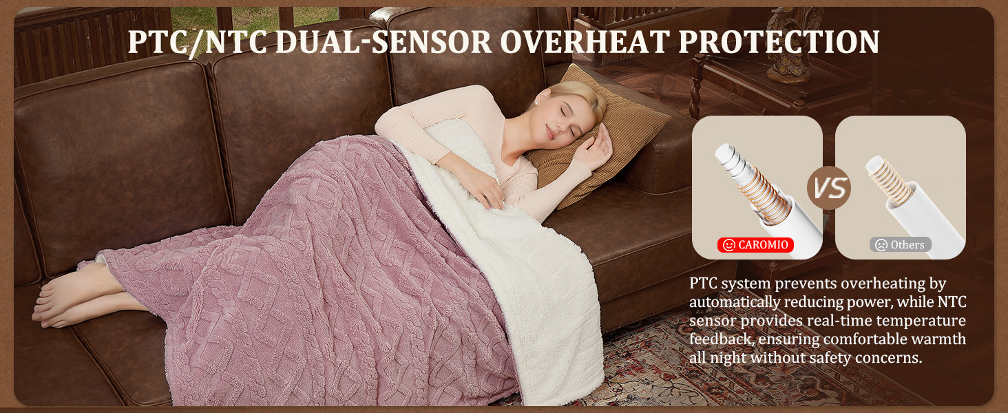 Heated Electric Blanket Heating throw