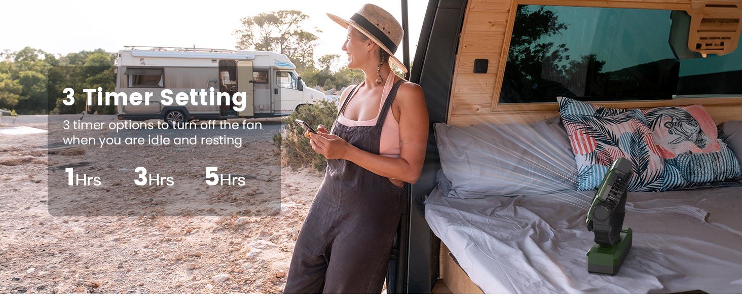 Rechargeable Camping Fan