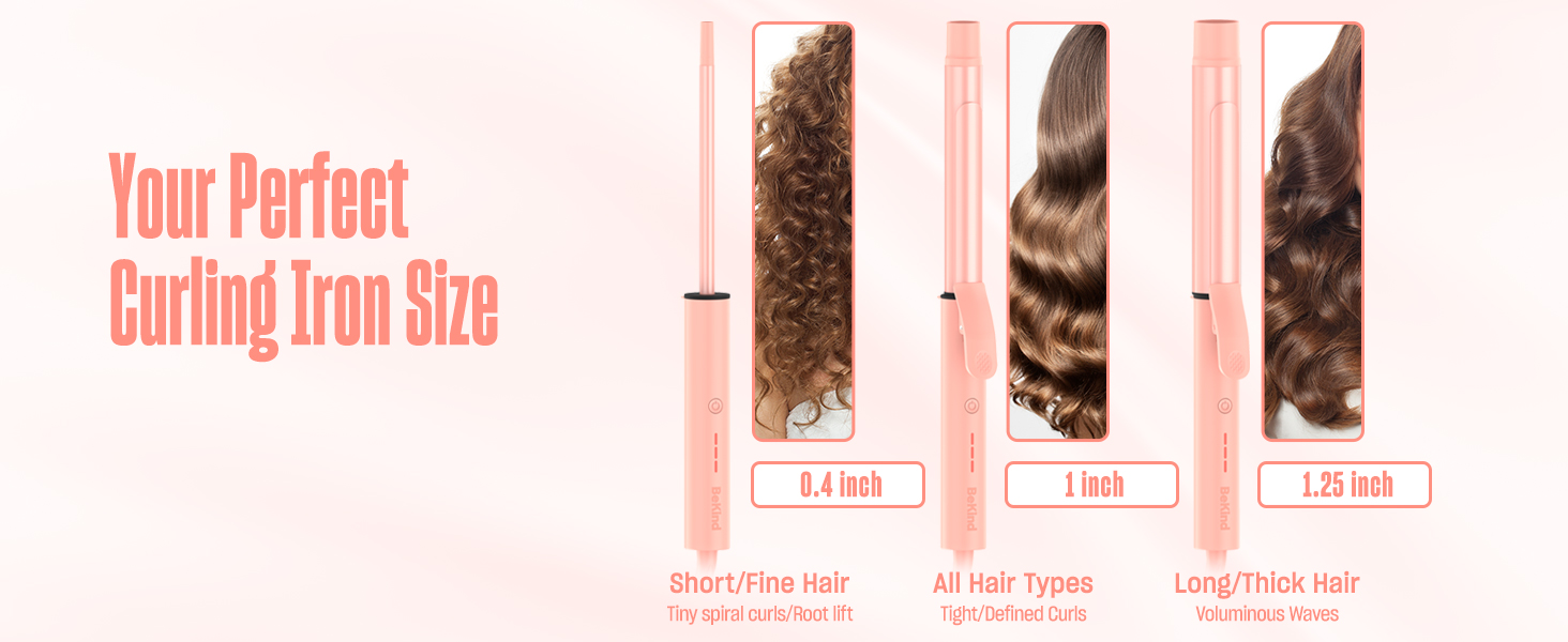 Your Perfect Curling Iron Size