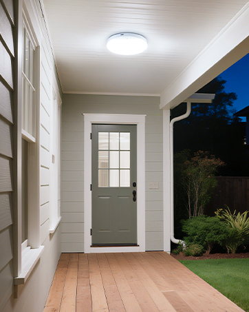 rechargeable motion sensor ceiling light for back entryway